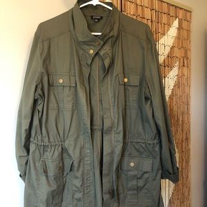 Jones New York Jacket 98% cotton size L